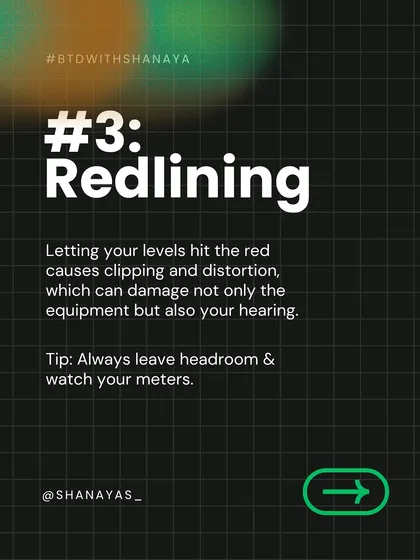 Redlining is a rookie mistake that can damage expensive club equipment and even your hearing. I teach you how to watch your audio levels and always leave enough headroom to ensure your mix is clean, clear, and distortion free.