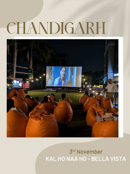 Chandigarh's screening of 'Kal Ho Naa Ho' at the lovely Bella Vista.