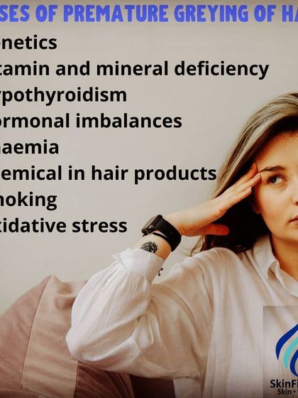Premature greying can be caused by more than just genetics. Factors like vitamin deficiencies, thyroid issues, anaemia, and even stress can play a significant role. Identifying the cause is the first step in managing the condition.