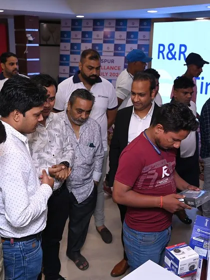 Partners and installers gather for a hands-on look at our latest surveillance products during the Bilaspur Surveillance Meet. These live demonstrations are a key part of our events, allowing for direct interaction with our technology.