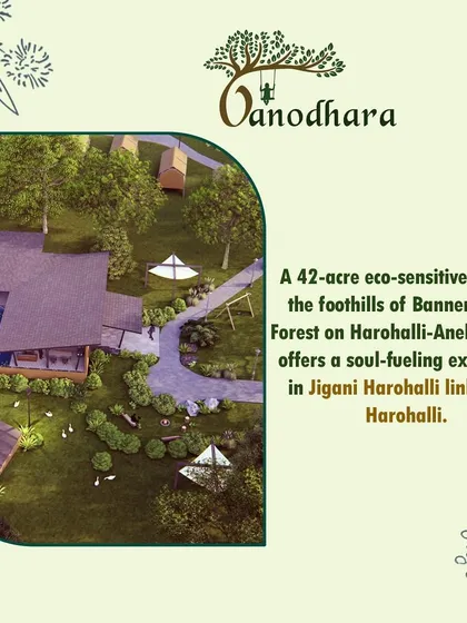 At the foothills of Bannerghatta Forest, Vanodhara is a 42-acre eco-sensitive farm offering a soul-fueling experience on the Jigani Harohalli link road.