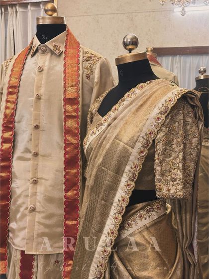 Arulaa by Rashmi Anoop Rao - Men's Custom Formal & Wedding Wear South Indian 'Muhurtam' Attire photo 8