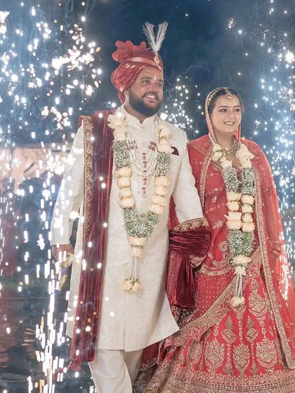 The grand exit as a newly married couple is a moment of pure celebration. I line the pathway with sparklers and cheering guests to create a spectacular and joyous send-off.
