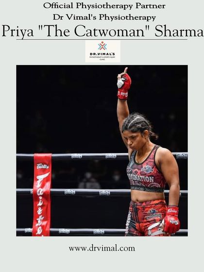 Announcing our official physiotherapy partnership with Priya "The Catwoman" Sharma, the first Indian female athlete to win at the historic Lumpinee Stadium in Bangkok. We are honored to support such a trailblazing fighter.