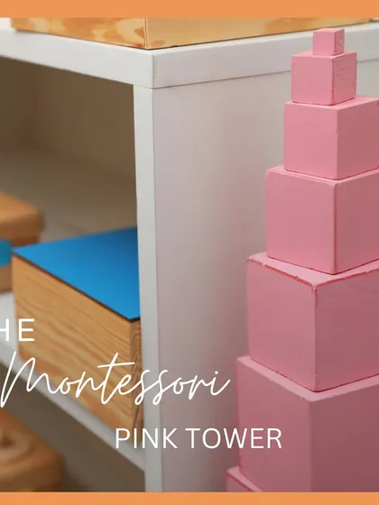 The iconic Pink Tower is more than just a set of blocks. As part of our Sensorial curriculum training, you will learn how this material helps children develop visual discrimination of size in three dimensions, indirectly preparing them for mathematics.