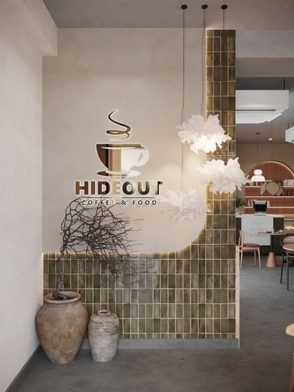 Interiosplash - Restaurant & Cafe Interior Design Project Showcase: Hideout Cafe photo 5