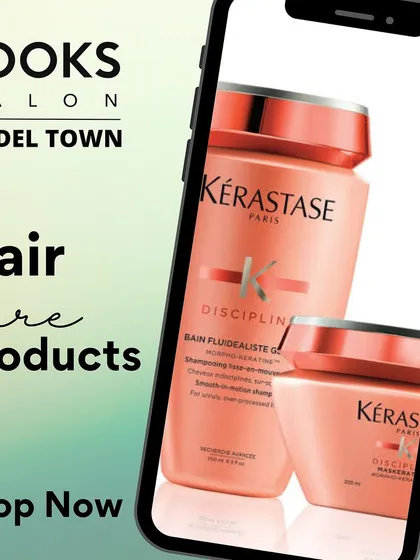 The Kérastase Discipline range is available at our salon. This line is your solution for achieving smooth, frizz-free hair at home.
