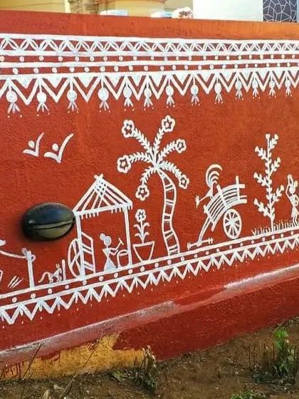Sadharika Murals - Residential Wall Murals Traditional Warli Art photo 4