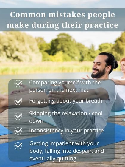 To help you get the most out of your practice, we've compiled some common mistakes to avoid. Remember that yoga is a personal journey, not a competition, and consistency is more important than perfection.