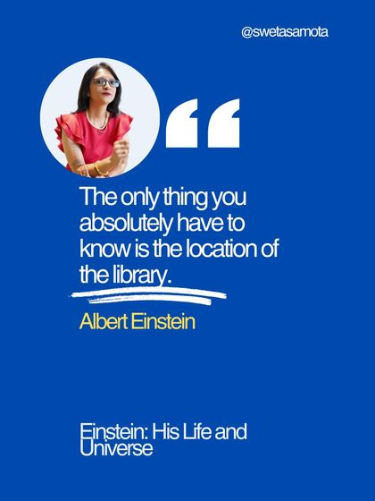 A quote graphic from Albert Einstein about the importance of the library. My dream is to help bring the writer in you to the shelves of the world.