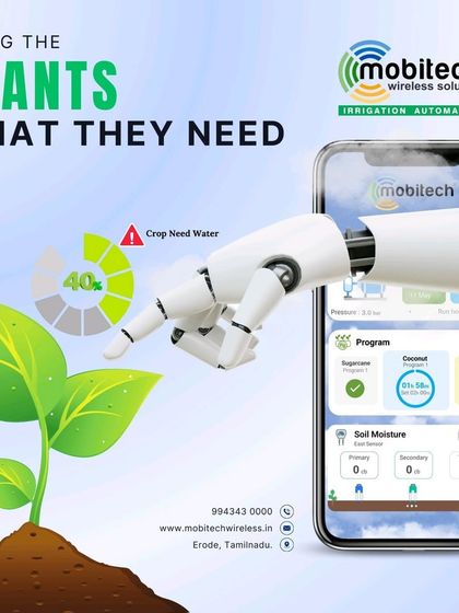 Our app gives plants exactly what they need by using data to provide the right amount of water at the right time.
