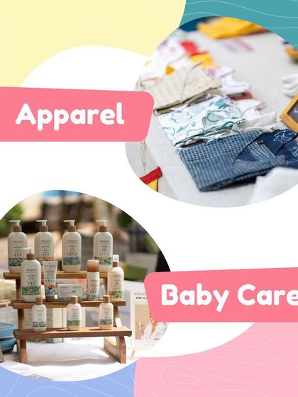 Highlighting the apparel and baby care products you can discover at my events, from clothing to cruelty-free skincare.