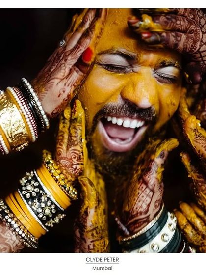This photo of a groom's Haldi ceremony won my 8th Fearless Award. The raw emotion and vibrant colors are what I strive to capture in my documentary wedding photography.