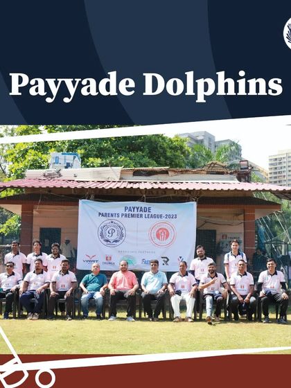 The Payyade Dolphins team poses for a group picture during the PPL 2023 event.