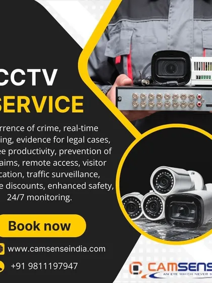 A complete security system includes more than just cameras. Here, my technician holds a Digital Video Recorder (DVR), the central hub for recording and managing all your camera feeds.