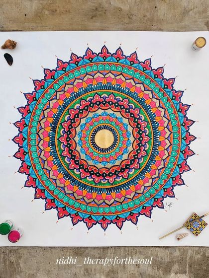 Nidhi - Custom & Fine Art Paintings Meditative Mandalas photo 31