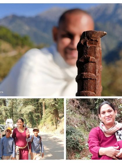 This collage shows our family on the road, embracing the lessons of travel. My wife and I believe that the world is the best classroom, and these moments of exploration were invaluable for our children's development.