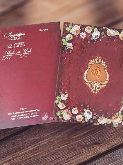 House Of Cards - Custom Wedding Invitations Vibrant Floral & Pastel Palettes photo 28