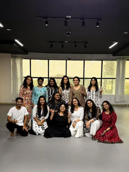 It’s not just a class, it’s a community. This is the happy aftermath of a soulful semi-classical workshop. You’ll walk out with new friends, new moves, and a huge smile.