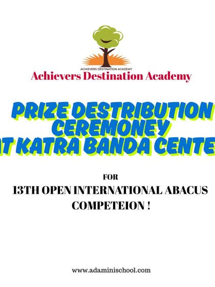 Achievers Destination Academy - Mental Math & Speed Calculation Our Star Achievers: Competition Winners & Graduates photo 21