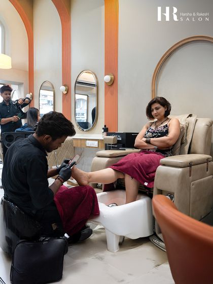A look at our dedicated pedicure station. We provide a comfortable and hygienic environment where you can sit back and enjoy a professional manicure or pedicure.