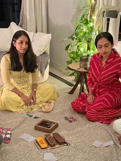 Nothing brings people together like good food. It's lovely to see our festive desserts being shared during a happy Diwali gathering with friends and family.