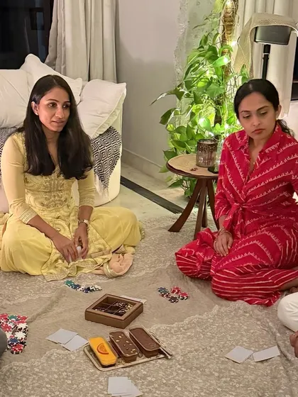 Nothing brings people together like good food. It's lovely to see our festive desserts being shared during a happy Diwali gathering with friends and family.