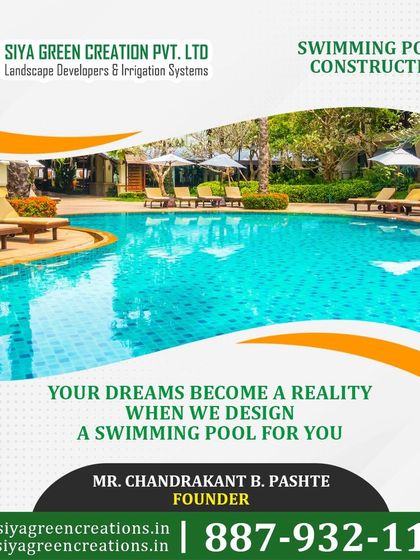 Your dreams become a reality when I design a swimming pool for you. This large resort-style pool is the kind of project I can execute for hotels, clubs, or large private properties.