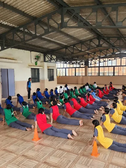 We believe in holistic development, which includes physical and mental wellness. Our large-scale yoga sessions, often part of our school programs, help students improve flexibility, focus, and inner balance.