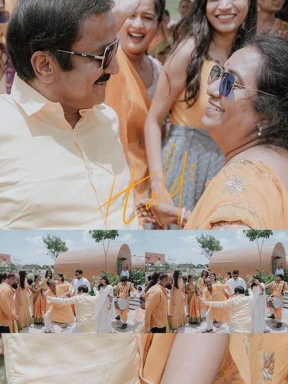 Orange Wedding Cinemas - Wedding Photography & Cinematography Vibrant Celebrations: Haldi & Mehendi photo 58