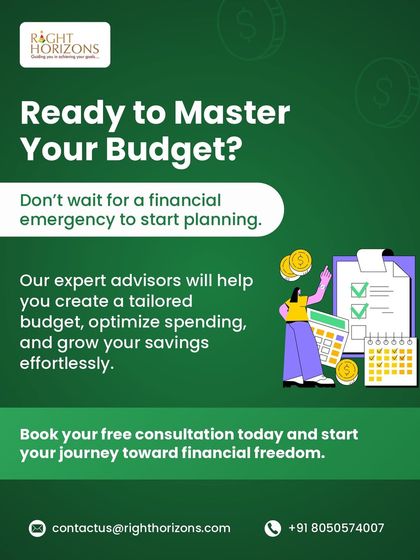 A call to action from our budgeting guide, encouraging users to master their budget with our help. We offer a free consultation to create a tailored budget, optimize spending, and grow savings effortlessly.