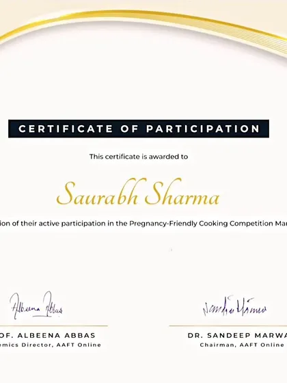 Nutrition during pregnancy is critical. I have participated in events like this Pregnancy-Friendly Cooking Competition to deepen my understanding of prenatal nutrition, ensuring I can provide safe and effective guidance for expecting mothers.