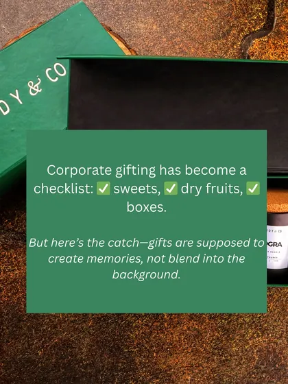 A critique of the generic corporate gifting checklist and a reminder that gifts should create memories.