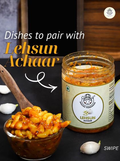 Our Lehsun Achaar is so good, you'll want to pair it with everything. But be warned, once you start, there's no going back.