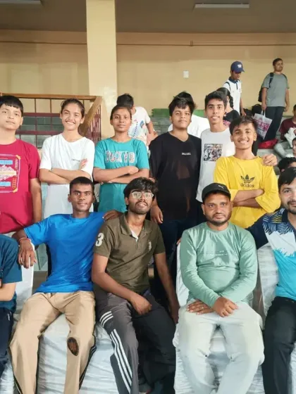 A moment of rest and team bonding between matches at the Delhi Games. The support we show each other is our greatest strength.