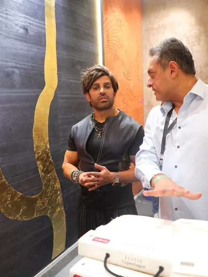 Design is a conversation, and it was an honor to share my perspective on texture and artistry with Yash Birla at the Ajio Luxe Weekend. Discussing the nuances of our exquisite wallpapers and fabrics with fellow connoisseurs of luxury is always a source of inspiration.