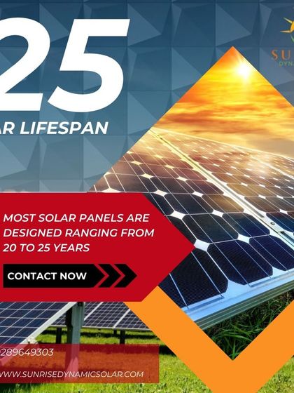 A solar panel system is a long term investment. Most high quality panels I recommend are designed for a lifespan of 20 to 25 years, providing you with clean energy for decades.
