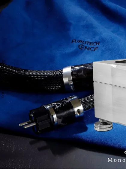 The final touch of quality. Even the packaging and presentation of Furutech's NCF products, like this power cord and vault, reflect the precision and care that goes into their engineering.