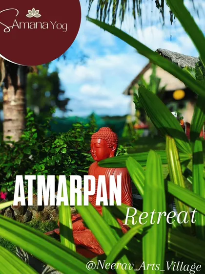 This is a glimpse of my 'Atmarpan' Retreat, which means self-surrender. Held at the beautiful NeeRav Arts Village, it is a multi-day getaway designed to help you surrender to the process of healing and self-discovery in a peaceful, supportive environment.