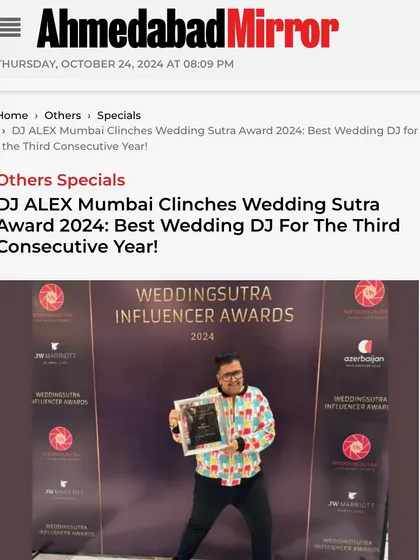 The news of the award featured in the Ahmedabad Mirror. It's humbling to see our hard work recognized in publications across the country. This motivates me to keep raising the bar.