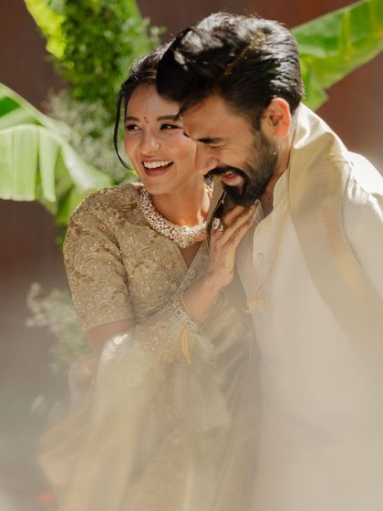 Laughter and love captured in a single frame. For this housewarming, the makeup was kept soft and timeless, allowing her natural joy and beauty to shine.