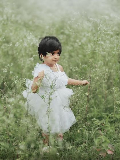 A moment of quiet exploration in the beautiful, natural setting.