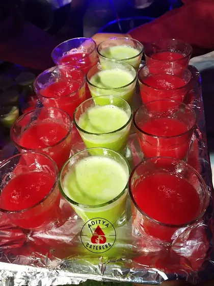 Welcome your guests with our refreshing mocktails. We offer a variety of colourful and tasty welcome drinks, like these watermelon and khus coolers, to set a festive tone for your event from the moment guests arrive.
