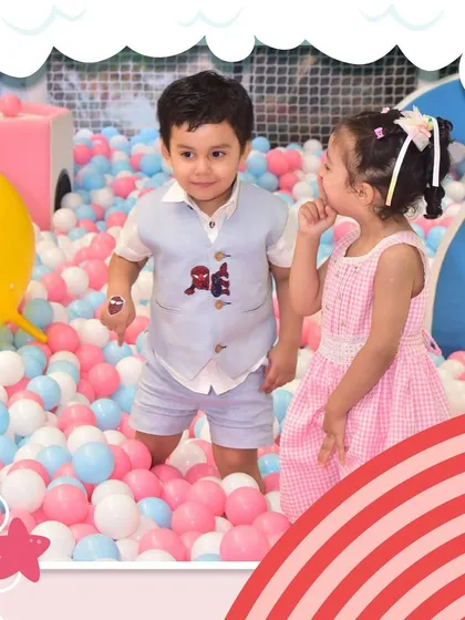 There's nothing like the simple joy of diving into a giant ball pit. It's a core part of the fun at our parties, loved by kids of all ages.