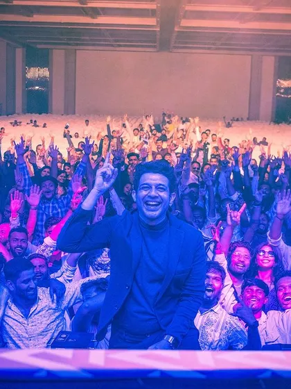 This was a massive corporate event, and the energy was just as wild as my pub nights. I can scale the fun for any crowd, ensuring your company party or private gig is unforgettable.
