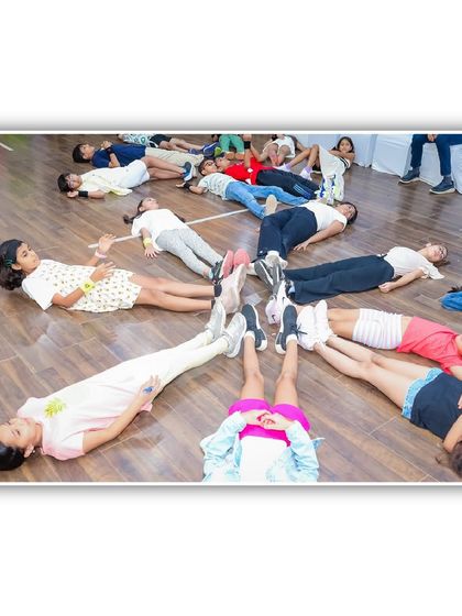 A fun and silly group game where kids lie in a circle. My anchors are experts at leading age-appropriate games that keep everyone entertained.