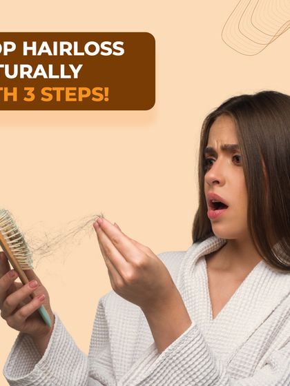 We believe in stopping hair loss naturally with a 3-step approach: nourishing from within, using the right products, and undergoing professional treatments like our GFC and PRP therapy to stimulate growth from the roots.