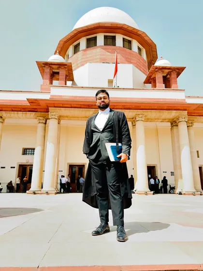Standing before the Supreme Court of India is a constant reminder of the responsibility I carry. As a Supreme Court advocate, I am committed to upholding justice and representing my clients with the highest level of dedication and integrity at the nation's apex court.