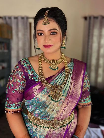 Makeovers by Mahalakshmi - Bridal & Wedding Makeup Timeless Muhurtham Looks photo 30