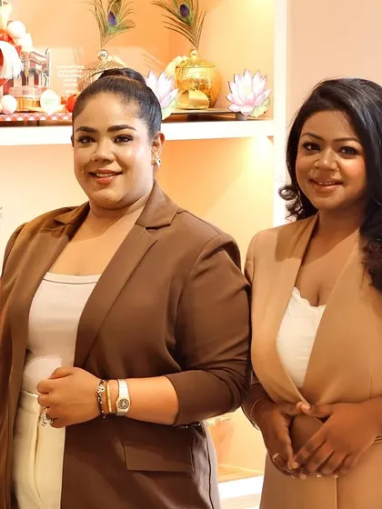 We are the two sisters behind L'amour Sugar. Our dream has always been to build a brand that feels personal, warm, and is built on a foundation of love for our craft and our clients.